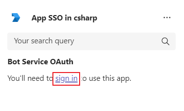 Screenshot Ihrer App mit rot hervorgehobener Anmeldung