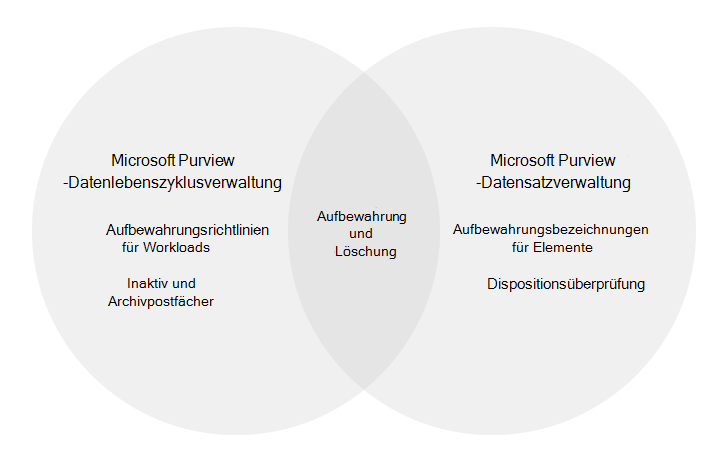 Hauptkomponenten, die konfiguriert und verwendet werden müssen, um Ihre Daten mit Microsoft Purview zu überwachen.