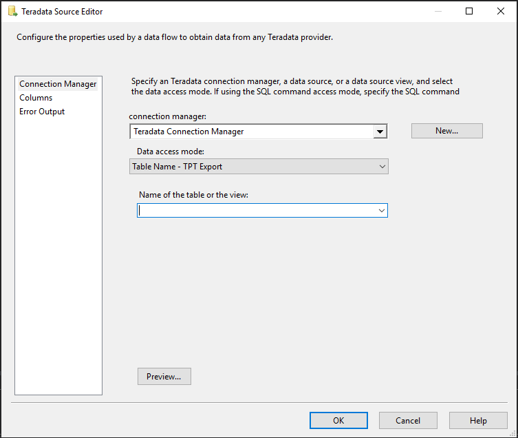 Teradata-Quell-Editor