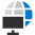 Screenshot eines Globus und eines Monitors