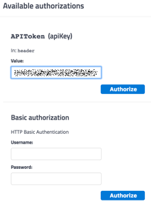 Festlegen des API-Tokens zum Autorisieren der App Center-Nutzung