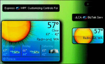 Figure 2 Docked and Floating Gadgets