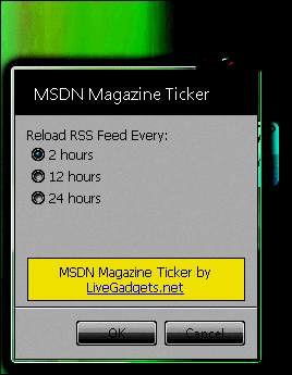 Figure 6 Options Dialog
