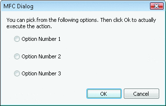 Figure 7 Dialog on Windows XP