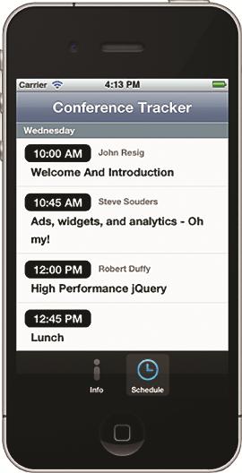 An iOS Application Built with HTML, JavaScript and CSS