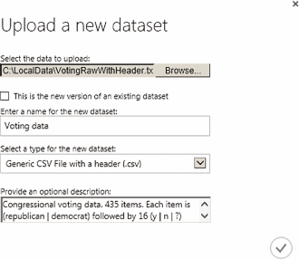 Creating a New Dataset