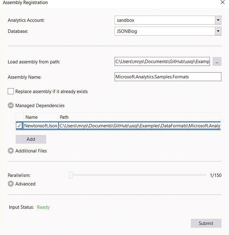 Registrieren der Formatassembly in Visual Studio