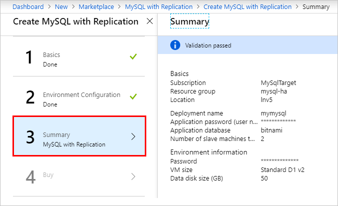 Zusammenfassung: Erstellen einer MySQL-Instanz mit Replikation