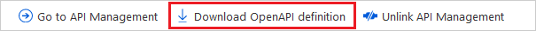 Herunterladen der OpenAPI-Definition