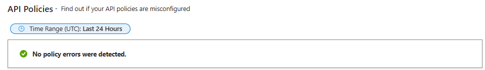 Screenshot der Kachel der Kategorie API-Richtlinien.
