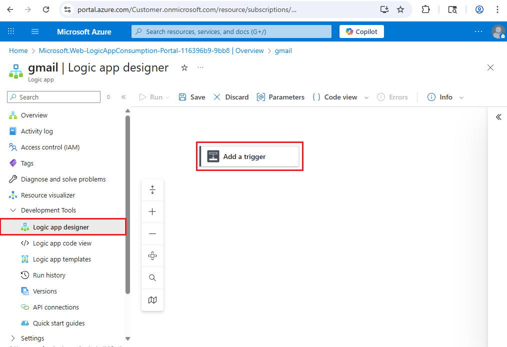 Screenshot der Designer-Canvas 