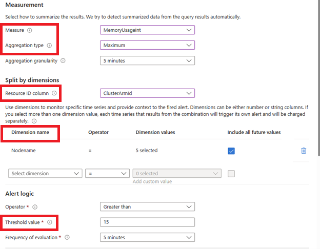 Screenshot des anzugebenden Protokollabfragedetails.