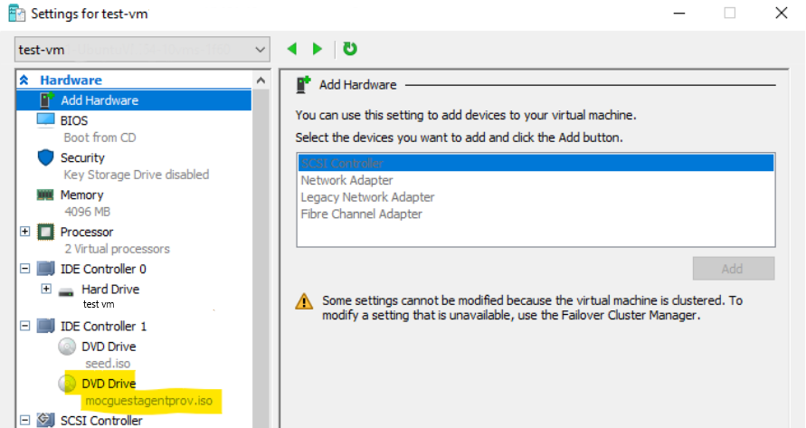 Screenshot der ISO-Anlage.