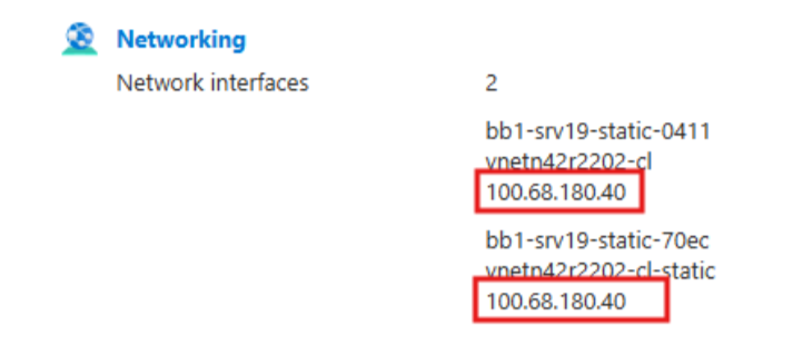 Screenshot der Netzwerkadapter.