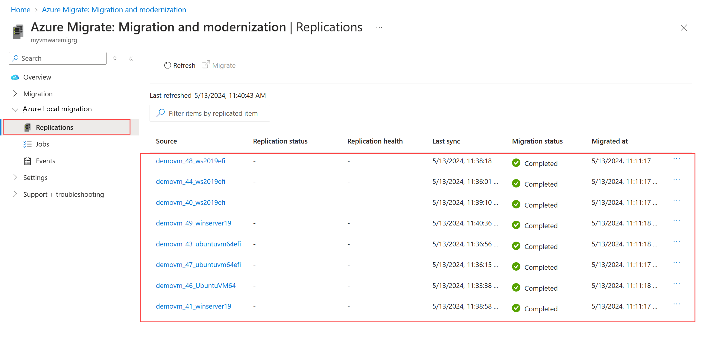 Screenshot der Seite