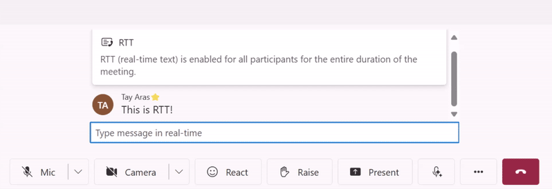 Animiertes Bild, das Echtzeittext anzeigt, der in ein Textfeld auf einem mobilen Gerät eingegeben wurde, während es allen Teilnehmern in Echtzeit angezeigt wird.