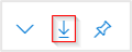 Screenshot eines hervorgehobenen „Arbeitsmappe exportieren“-Symbols.
