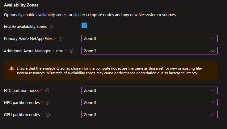 Screenshot der erweiterten Optionen.