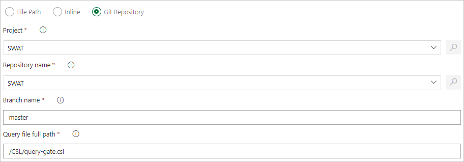 Option für Git-Dateien