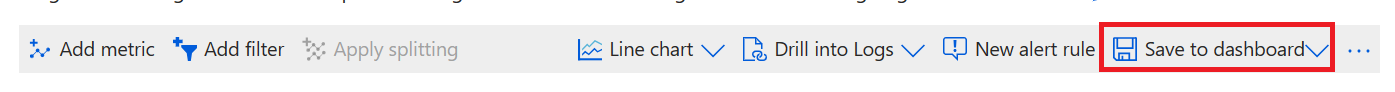Screenshot zeigt das Dashboard „Speichern im Dashboard“.
