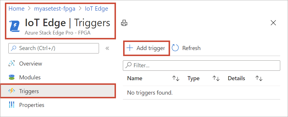 Select add trigger