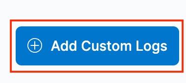 Screenshot: Schaltfläche „Add Custom Logs“
