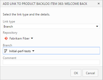 Screenshot: Symbol „Links hinzufügen“ und dann den „Linktyp auswählen“.