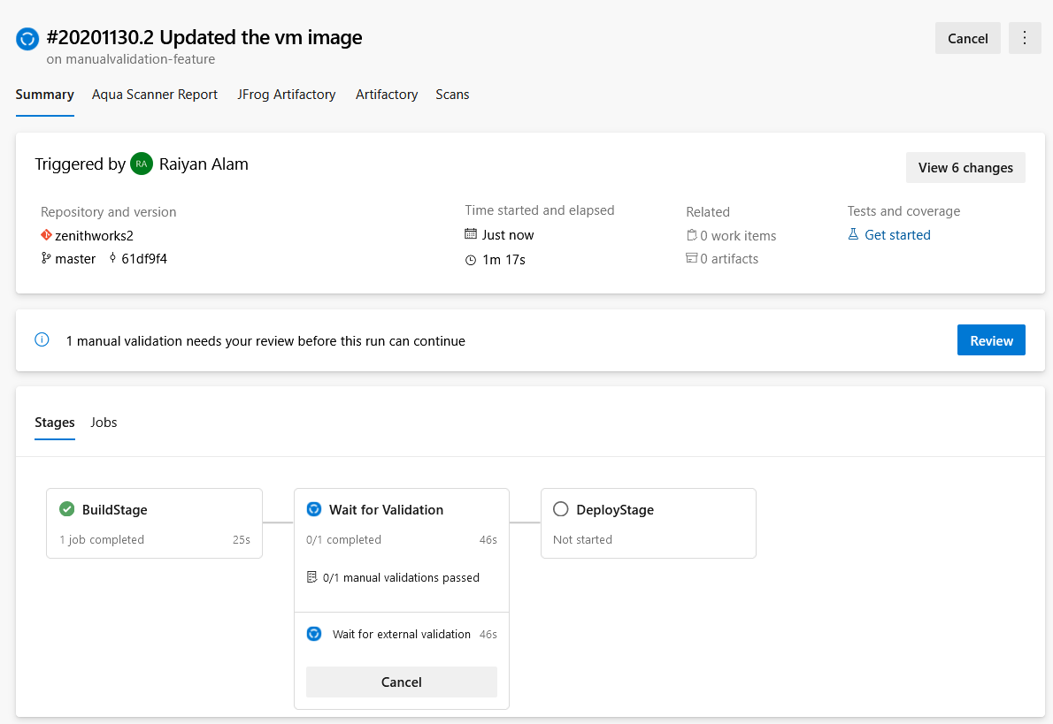 manuelle Überprüfung