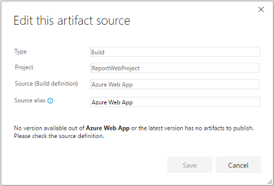Verknüpfen von Buildartefakten