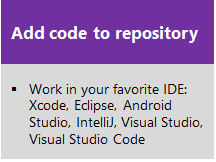 Hinzufügen von Code zum Repository