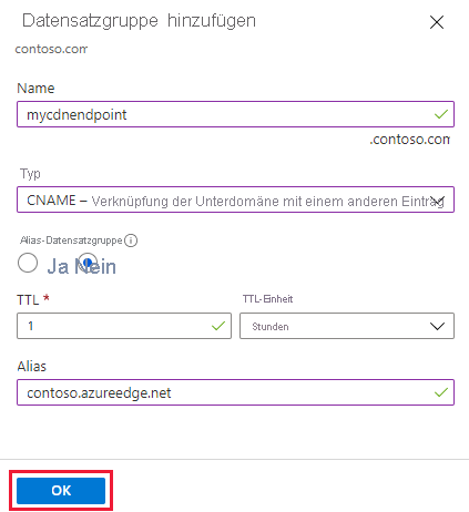 Screenshot: CDN-Datensatz ohne Präfix „cdnverify“