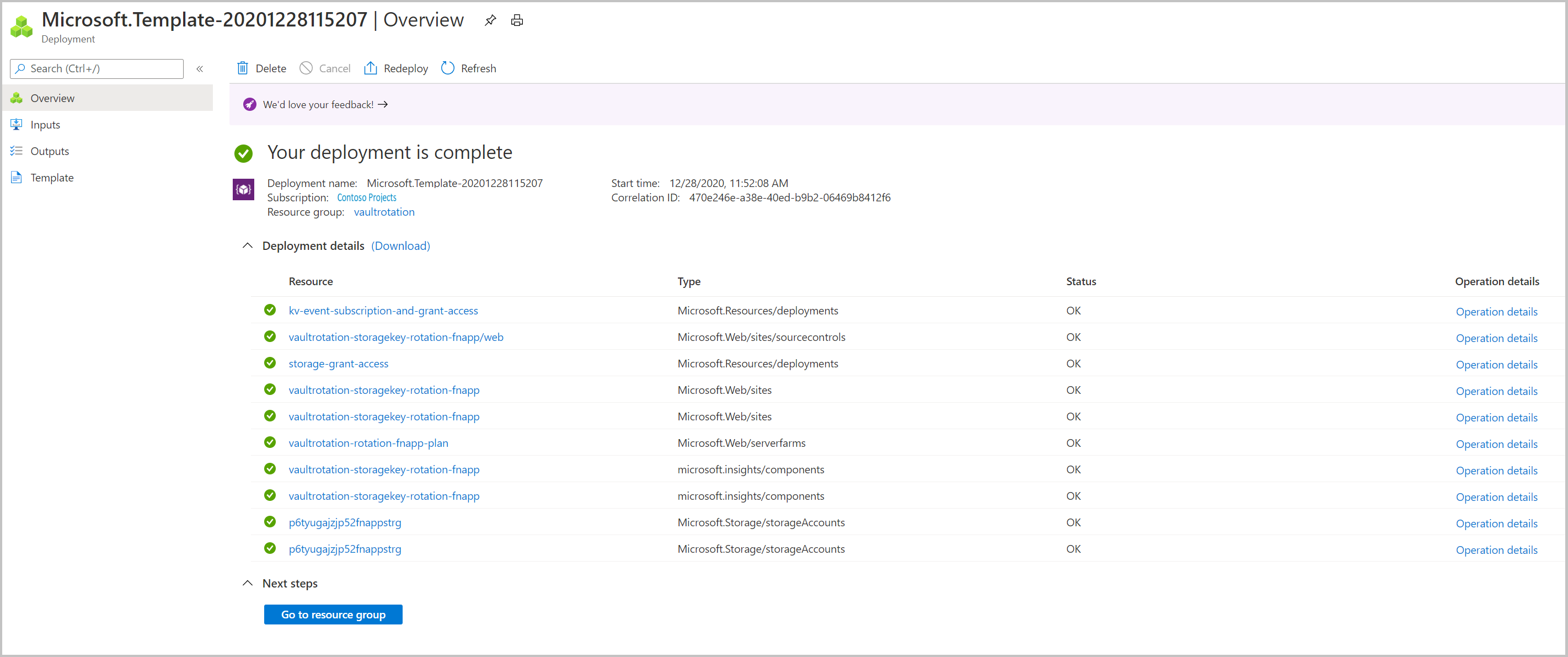 Tutorial zur Rotation von Ressourcen mit zwei Sätzen mit  Anmeldeinformationen | Microsoft Learn