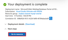 A screenshot showing the form to fill out to create a web app in Azure.