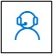 Screenshot, der das Support-Symbol im Azure-Portal zeigt.