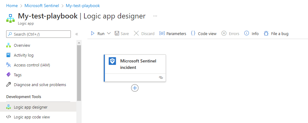 Screenshot: Designer für den Workflow im Tarif „Verbrauch“ mit ausgewähltem Trigger
