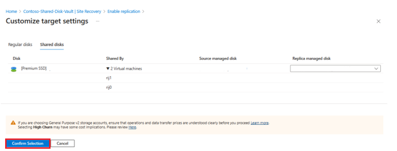 Screenshot: Auswählen des freigegebenen Datenträgers