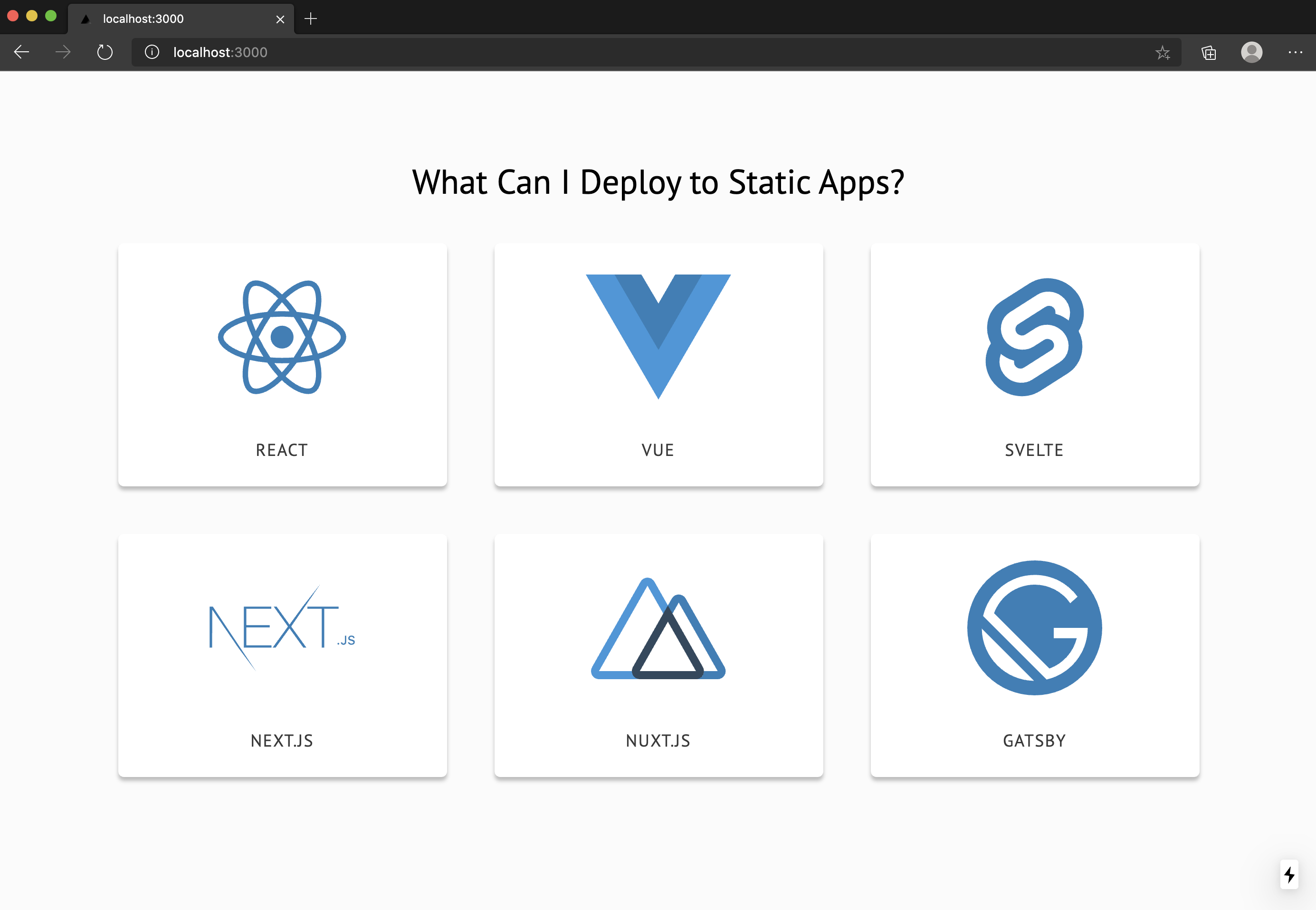 Starten der Next.js-App