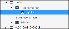 Blob Container created