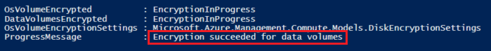 Verschlüsselungsstatus in PowerShell