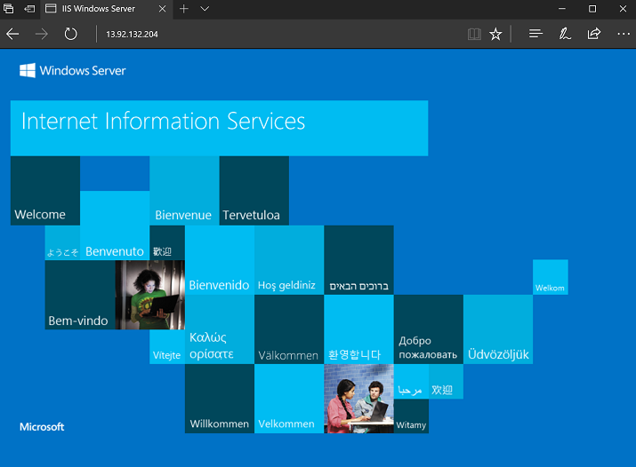 IIS-Standardwebsite