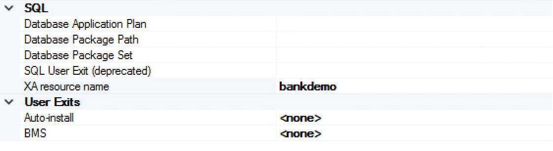 SQL-Feld zum Starten/Beenden