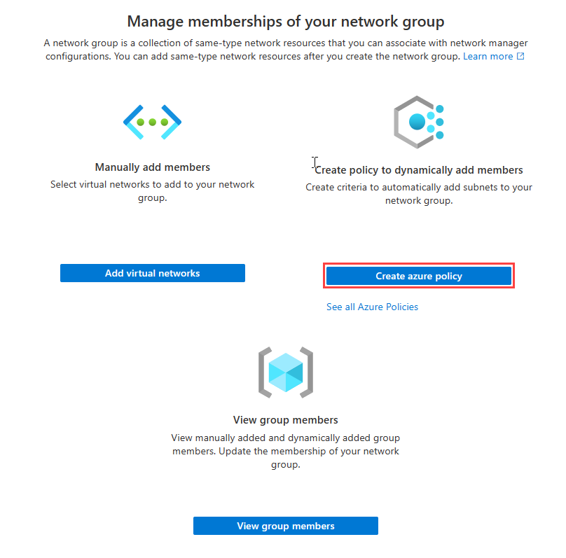 Screenshot: Schaltfläche „Definierte dynamische Mitgliedschaft“.