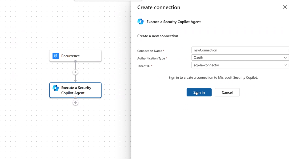 Auslösen Security Copilot Agents aus Azure Logic Apps | Microsoft Learn