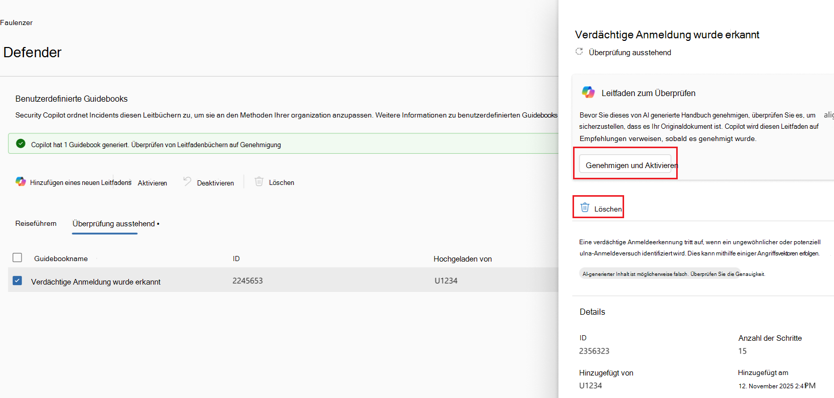 Screenshot der Schaltfläche 
