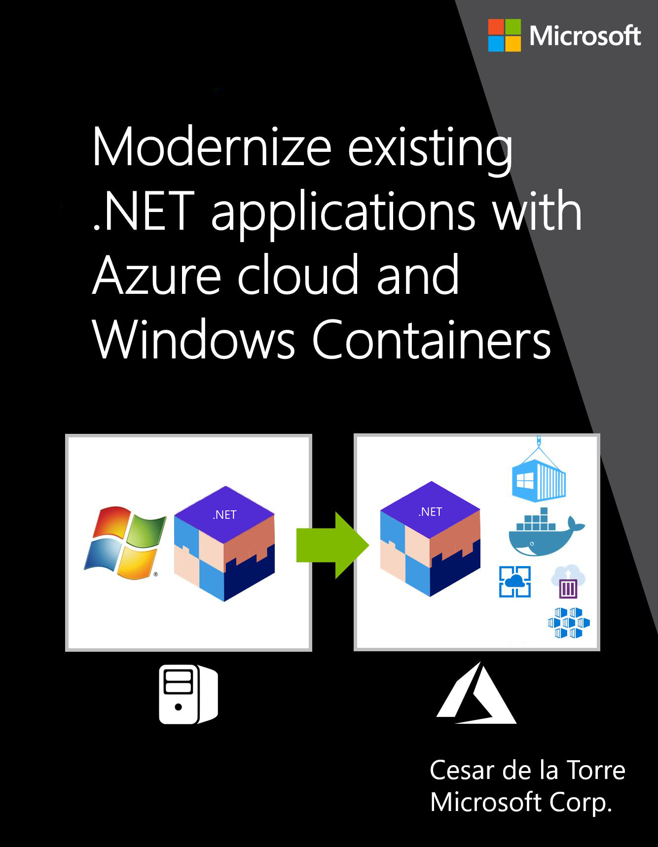 Titelbild des Leitfadens zum Modernisieren von .NET-Anwendungen.