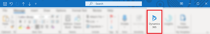 App for Outlook-Bereich öffnen.
