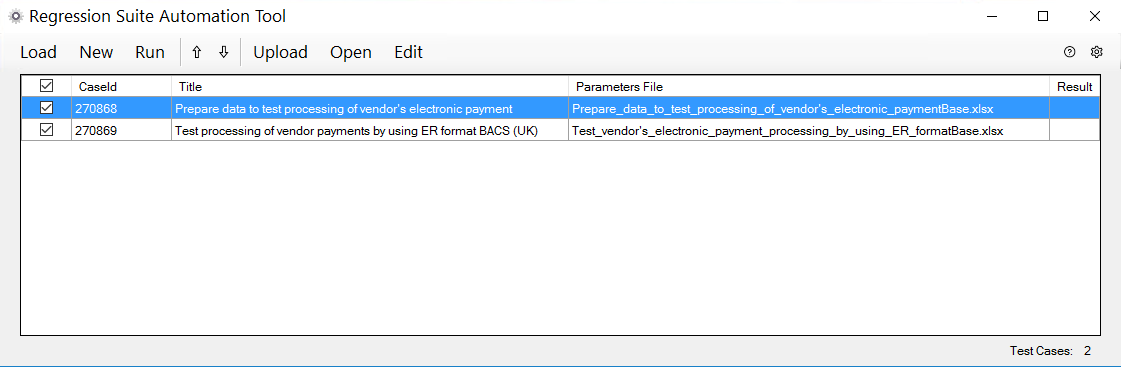 In RAST erstellte RSAT-Automatisierungs- und -Parameterdateien.