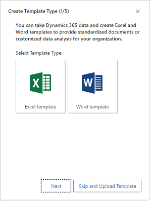 Erstellen und Verwalten von Microsoft Excel-Vorlagen in Dynamics 365