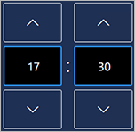 Time control example with 24-hour clock Time control example with 24-hour clock.