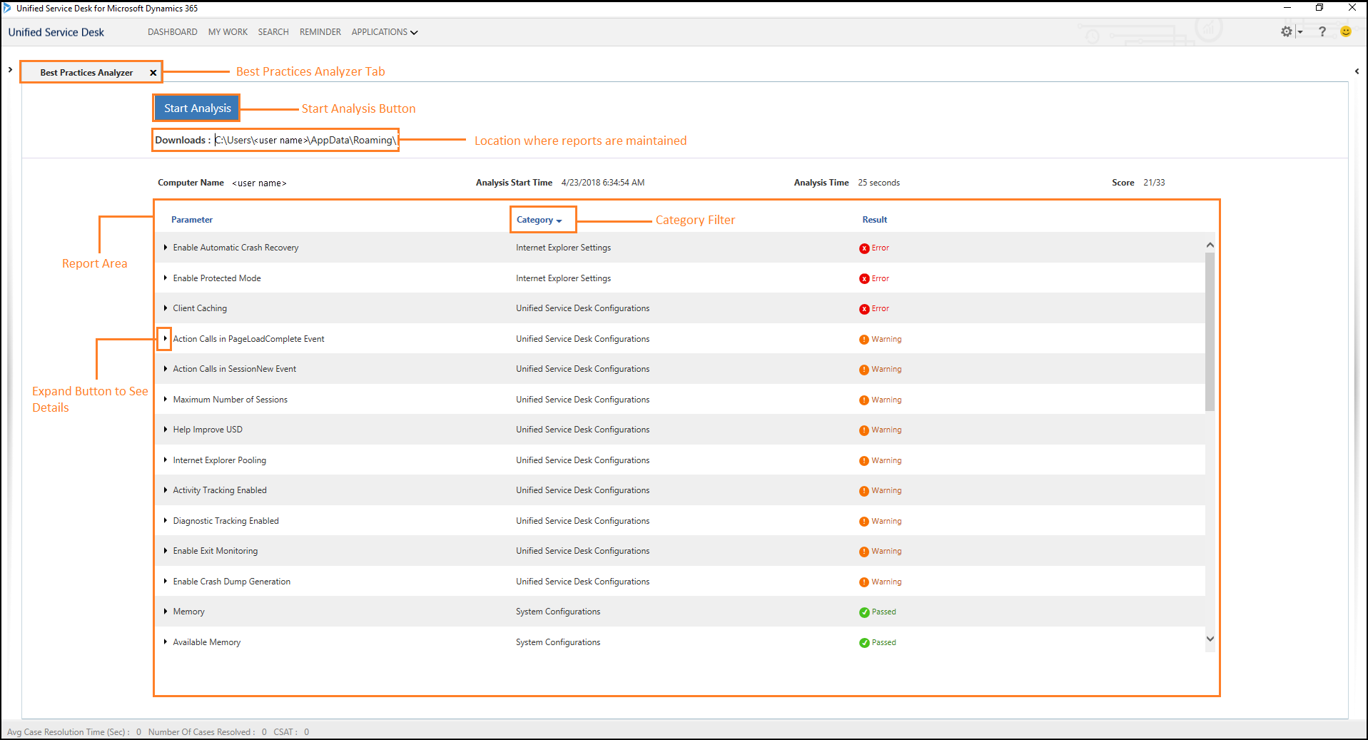 Best Practices Analyzer Report lesen  Microsoft Learn